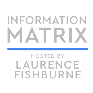 Information Matrix Laurence Fishburne square logo light